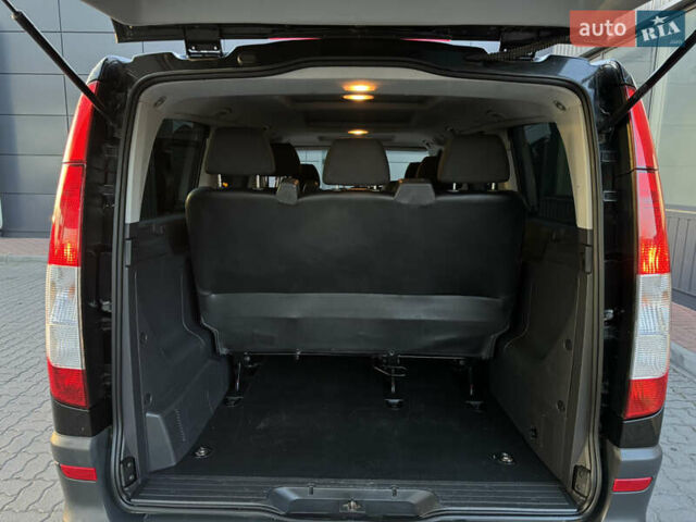 Черный Мерседес Виано, объемом двигателя 2.2 л и пробегом 306 тыс. км за 16500 $, фото 75 на Automoto.ua