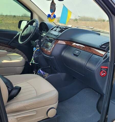 Черный Мерседес Виано, объемом двигателя 2.2 л и пробегом 260 тыс. км за 22500 $, фото 24 на Automoto.ua
