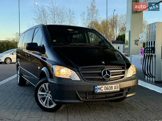 Черный Мерседес Виано, объемом двигателя 2.2 л и пробегом 306 тыс. км за 16500 $, фото 1 на Automoto.ua