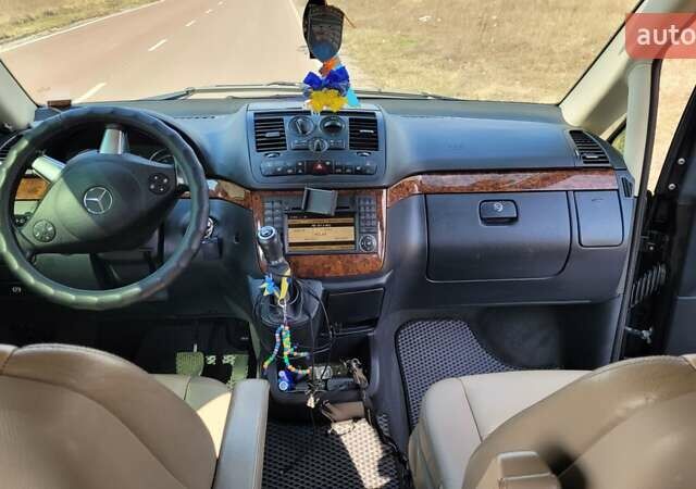 Черный Мерседес Виано, объемом двигателя 2.2 л и пробегом 260 тыс. км за 22500 $, фото 21 на Automoto.ua