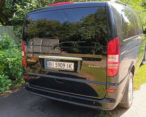 Черный Мерседес Виано, объемом двигателя 2.14 л и пробегом 320 тыс. км за 16500 $, фото 5 на Automoto.ua
