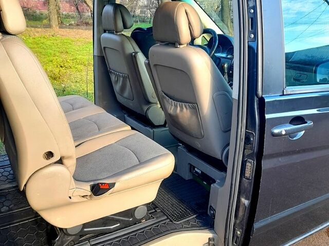 Черный Мерседес Виано, объемом двигателя 2.1 л и пробегом 377 тыс. км за 9500 $, фото 8 на Automoto.ua