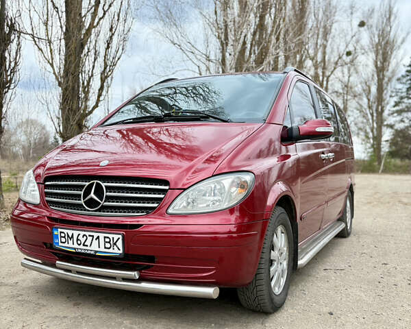 Красный Мерседес Виано, объемом двигателя 2.15 л и пробегом 400 тыс. км за 9450 $, фото 18 на Automoto.ua