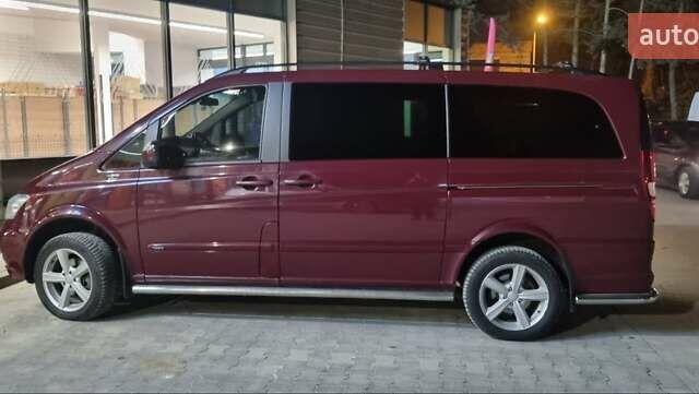 Красный Мерседес Виано, объемом двигателя 2.14 л и пробегом 222 тыс. км за 21500 $, фото 1 на Automoto.ua
