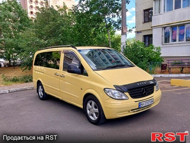 Желтый Мерседес Виано, объемом двигателя 2.2 л и пробегом 250 тыс. км за 7000 $, фото 7 на Automoto.ua