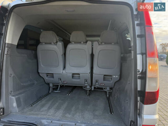 Серый Мерседес Виано, объемом двигателя 2.15 л и пробегом 442 тыс. км за 9500 $, фото 41 на Automoto.ua