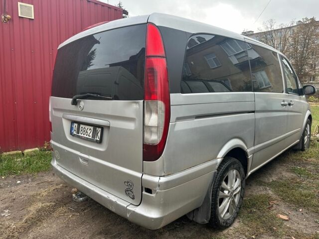 Серый Мерседес Виано, объемом двигателя 2.2 л и пробегом 210 тыс. км за 5600 $, фото 1 на Automoto.ua