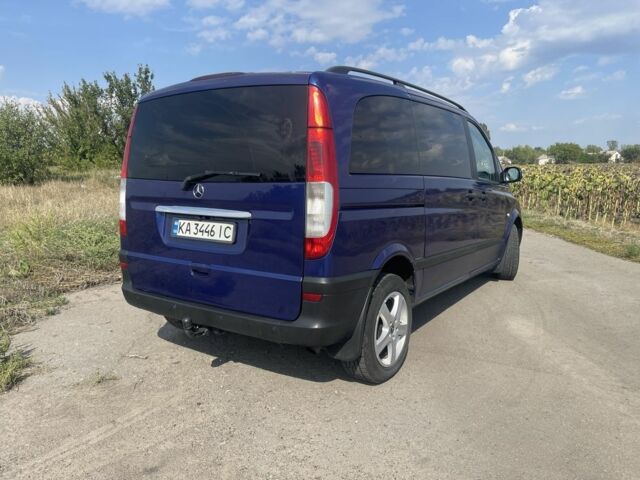 Синий Мерседес Виано, объемом двигателя 2.1 л и пробегом 371 тыс. км за 7200 $, фото 1 на Automoto.ua