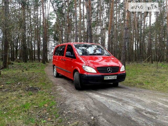 Червоний Мерседес Vito 108, об'ємом двигуна 2.2 л та пробігом 370 тис. км за 5500 $, фото 1 на Automoto.ua