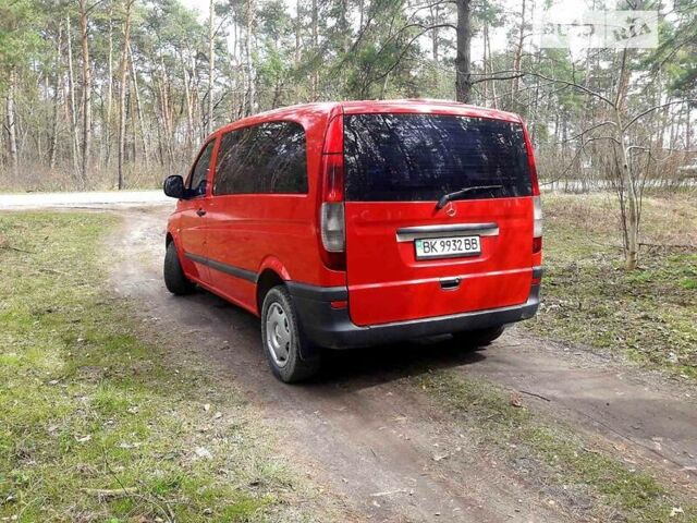 Червоний Мерседес Vito 108, об'ємом двигуна 2.2 л та пробігом 370 тис. км за 5500 $, фото 6 на Automoto.ua