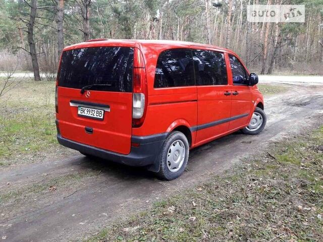 Червоний Мерседес Vito 108, об'ємом двигуна 2.2 л та пробігом 370 тис. км за 5500 $, фото 8 на Automoto.ua