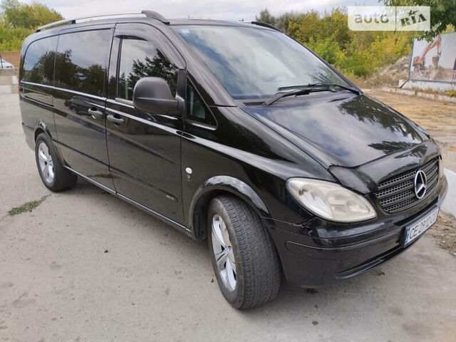 Черный Мерседес Vito 115, объемом двигателя 2.2 л и пробегом 301 тыс. км за 10500 $, фото 21 на Automoto.ua