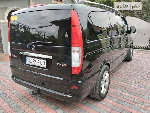 Черный Мерседес Vito 115, объемом двигателя 2.2 л и пробегом 301 тыс. км за 10500 $, фото 12 на Automoto.ua