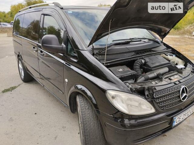 Черный Мерседес Vito 115, объемом двигателя 2.2 л и пробегом 301 тыс. км за 10500 $, фото 19 на Automoto.ua