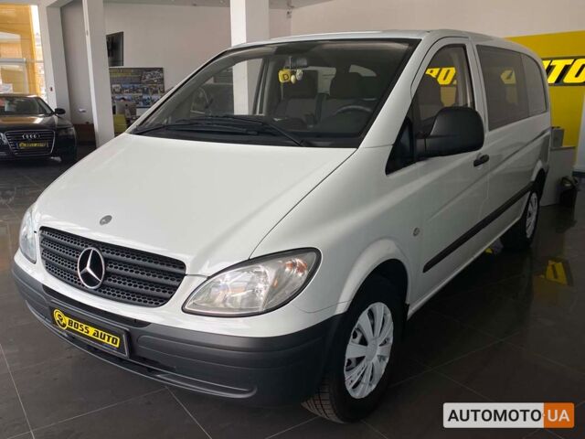 Белый Мерседес Вито, объемом двигателя 2.1 л и пробегом 217 тыс. км за 7300 $, фото 2 на Automoto.ua