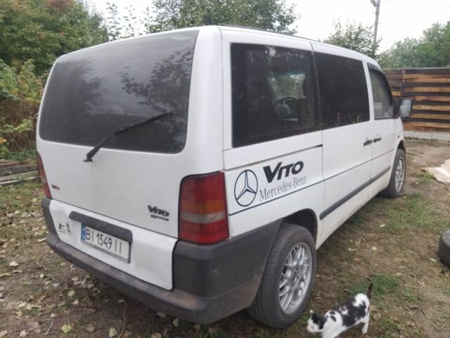 Мерседес Віто 1998 у Миргороде на Automoto.ua Білий Мерседес Віто, об'ємом двигуна 2.3 л та пробігом 400 тис. км за 3000 $, фото 1 на Automoto.ua
