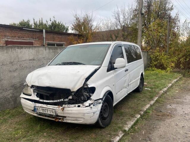 Мерседес Віто 2004 у Золотоноше на Automoto.ua Білий Мерседес Віто, об'ємом двигуна 2.1 л та пробігом 195 тис. км за 1650 $, фото 1 на Automoto.ua