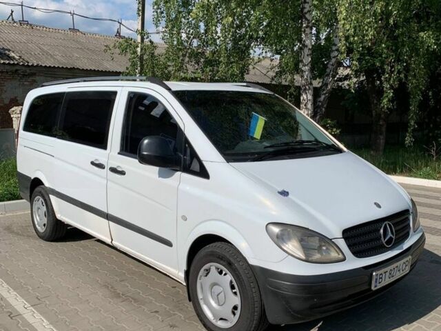 Белый Мерседес Вито, объемом двигателя 2.1 л и пробегом 440 тыс. км за 6200 $, фото 1 на Automoto.ua