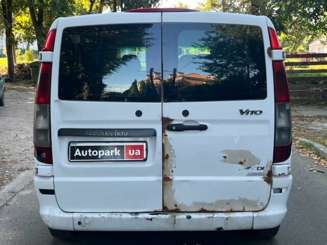 Мерседес Вито 2005 в Киеве на Automoto.ua Белый Мерседес Вито, объемом двигателя 2.2 л и пробегом 544 тыс. км за 4240 $, фото 6 на Automoto.ua