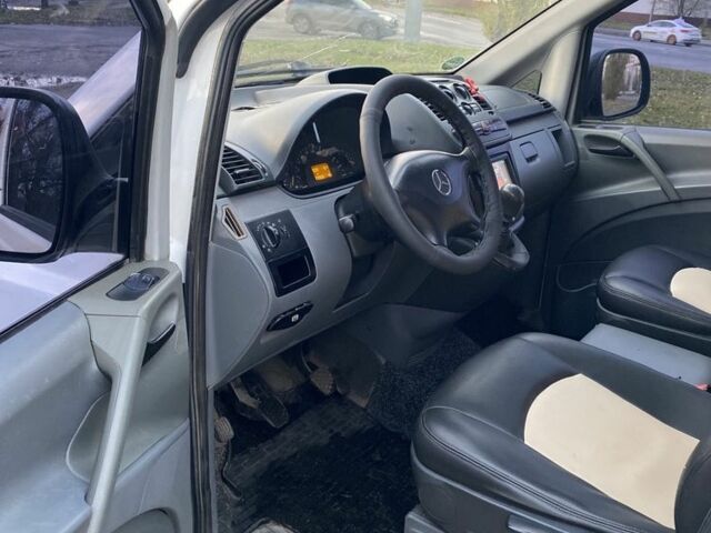 Белый Мерседес Вито, объемом двигателя 2.1 л и пробегом 323 тыс. км за 5400 $, фото 10 на Automoto.ua