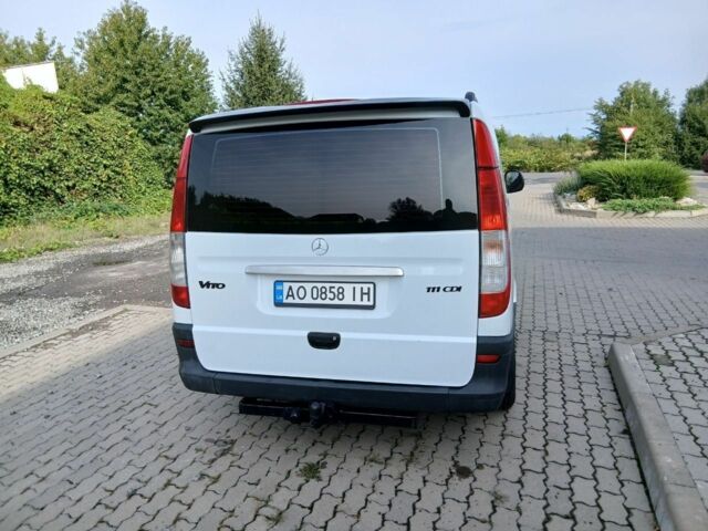 Білий Мерседес Віто, об'ємом двигуна 2.1 л та пробігом 490 тис. км за 9900 $, фото 6 на Automoto.ua