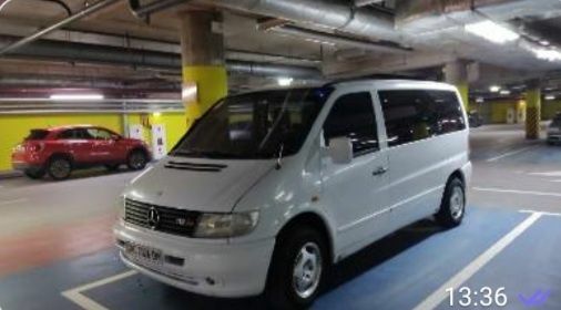 Білий Мерседес Віто, об'ємом двигуна 2.2 л та пробігом 400 тис. км за 4800 $, фото 1 на Automoto.ua