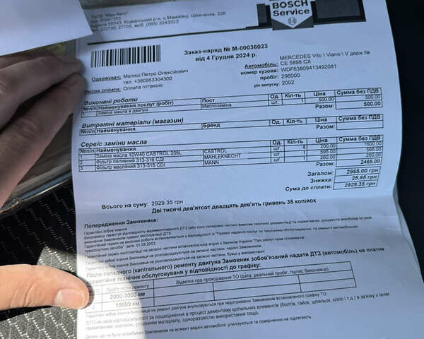 Белый Мерседес Вито, объемом двигателя 2.15 л и пробегом 301 тыс. км за 7300 $, фото 72 на Automoto.ua