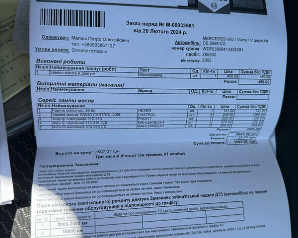 Белый Мерседес Вито, объемом двигателя 2.15 л и пробегом 301 тыс. км за 7300 $, фото 70 на Automoto.ua