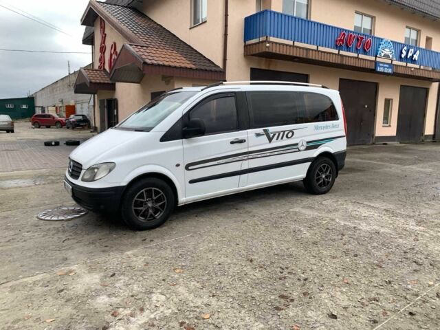 Белый Мерседес Вито, объемом двигателя 2.2 л и пробегом 399 тыс. км за 6200 $, фото 2 на Automoto.ua