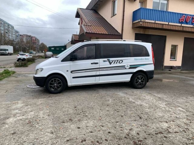 Белый Мерседес Вито, объемом двигателя 2.2 л и пробегом 399 тыс. км за 6200 $, фото 1 на Automoto.ua