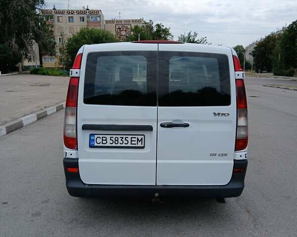 Белый Мерседес Вито, объемом двигателя 2.15 л и пробегом 308 тыс. км за 6000 $, фото 1 на Automoto.ua