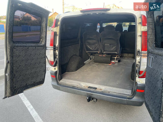 Белый Мерседес Вито, объемом двигателя 2.15 л и пробегом 155 тыс. км за 9500 $, фото 14 на Automoto.ua