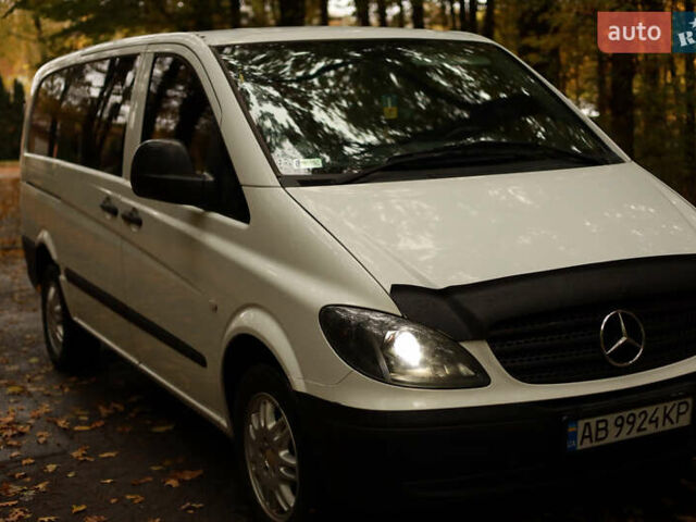 Белый Мерседес Вито, объемом двигателя 2.15 л и пробегом 246 тыс. км за 7299 $, фото 4 на Automoto.ua