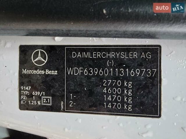 Білий Мерседес Віто, об'ємом двигуна 2.2 л та пробігом 585 тис. км за 6999 $, фото 12 на Automoto.ua