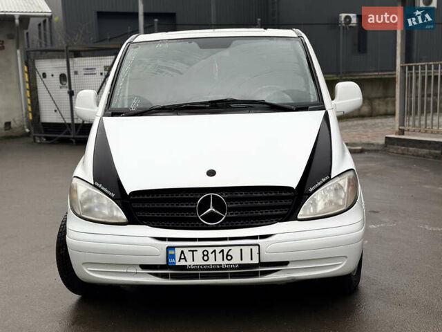 Белый Мерседес Вито, объемом двигателя 2.15 л и пробегом 785 тыс. км за 6600 $, фото 2 на Automoto.ua
