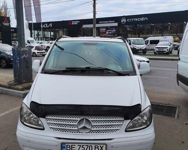 Белый Мерседес Вито, объемом двигателя 2.2 л и пробегом 430 тыс. км за 7000 $, фото 5 на Automoto.ua