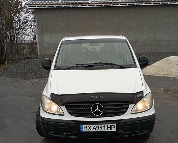 Белый Мерседес Вито, объемом двигателя 2.15 л и пробегом 350 тыс. км за 7500 $, фото 4 на Automoto.ua