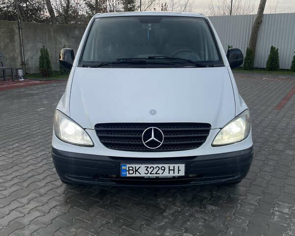 Белый Мерседес Вито, объемом двигателя 2.2 л и пробегом 365 тыс. км за 6350 $, фото 2 на Automoto.ua