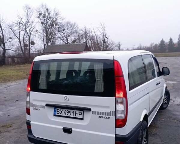 Белый Мерседес Вито, объемом двигателя 2.15 л и пробегом 350 тыс. км за 7500 $, фото 5 на Automoto.ua