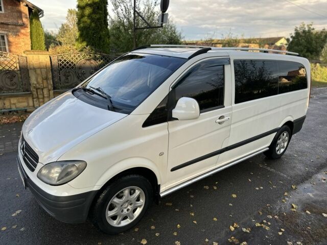 Белый Мерседес Вито, объемом двигателя 2.2 л и пробегом 293 тыс. км за 6700 $, фото 2 на Automoto.ua