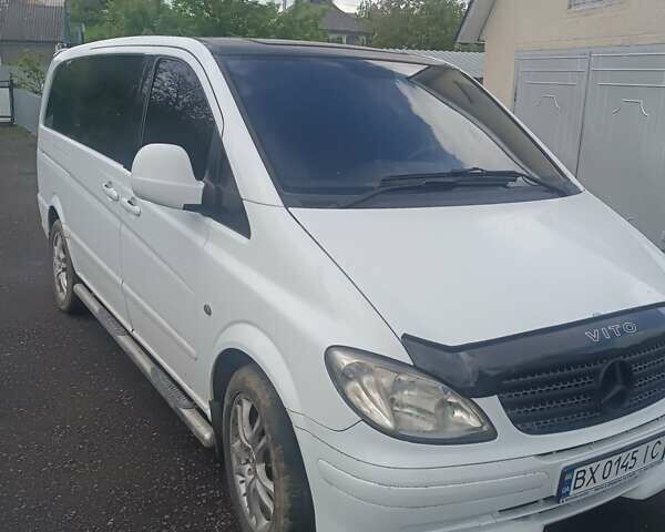 Белый Мерседес Вито, объемом двигателя 2.2 л и пробегом 250 тыс. км за 7200 $, фото 4 на Automoto.ua
