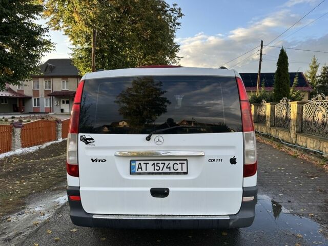 Белый Мерседес Вито, объемом двигателя 2.2 л и пробегом 293 тыс. км за 6700 $, фото 11 на Automoto.ua
