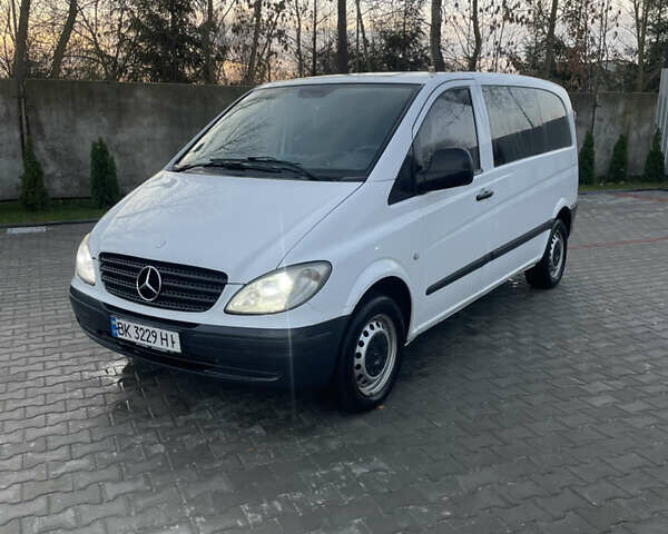 Белый Мерседес Вито, объемом двигателя 2.2 л и пробегом 365 тыс. км за 6350 $, фото 1 на Automoto.ua