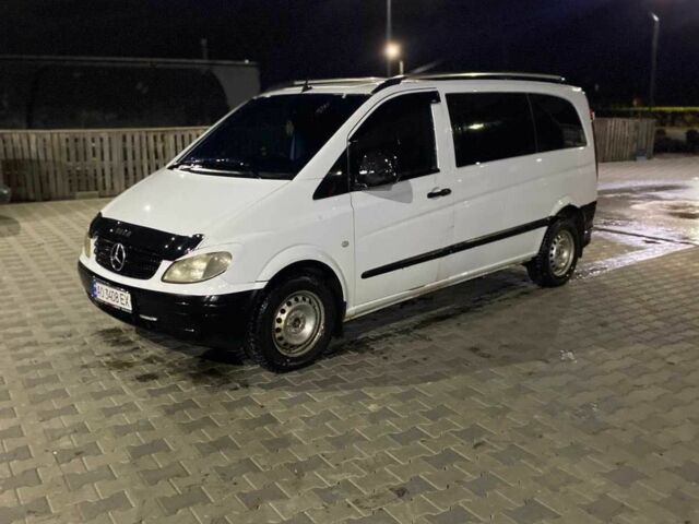 Белый Мерседес Вито, объемом двигателя 2.2 л и пробегом 400 тыс. км за 3999 $, фото 4 на Automoto.ua
