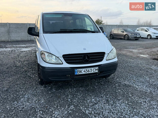 Белый Мерседес Вито, объемом двигателя 2.15 л и пробегом 350 тыс. км за 8400 $, фото 2 на Automoto.ua