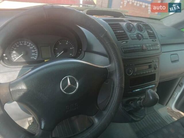 Белый Мерседес Вито, объемом двигателя 2.15 л и пробегом 172 тыс. км за 9500 $, фото 4 на Automoto.ua