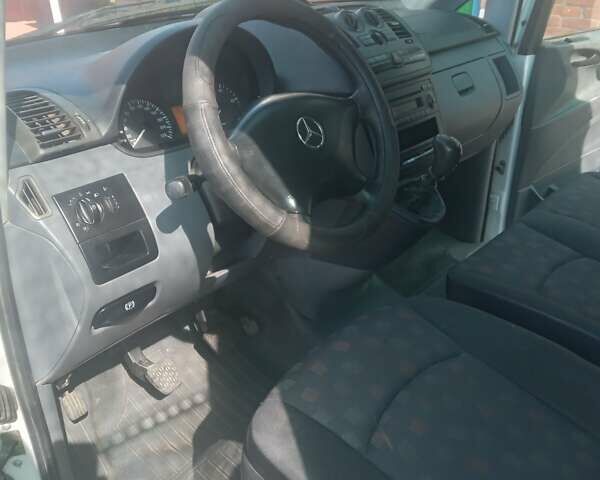 Белый Мерседес Вито, объемом двигателя 2.15 л и пробегом 172 тыс. км за 9500 $, фото 7 на Automoto.ua