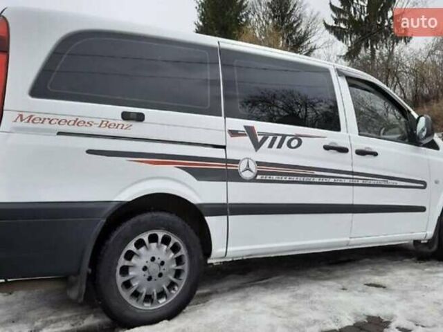 Белый Мерседес Вито, объемом двигателя 2.2 л и пробегом 280 тыс. км за 8000 $, фото 7 на Automoto.ua