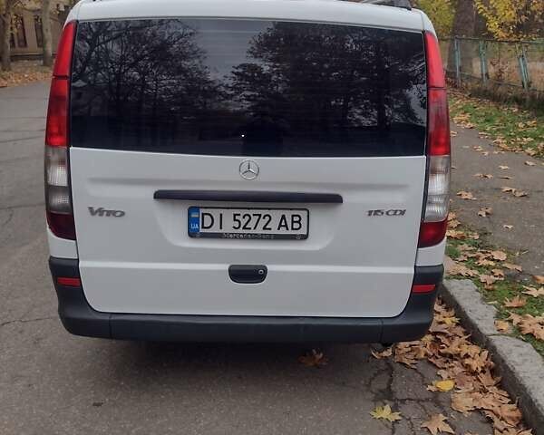 Белый Мерседес Вито, объемом двигателя 2.15 л и пробегом 495 тыс. км за 9999 $, фото 4 на Automoto.ua