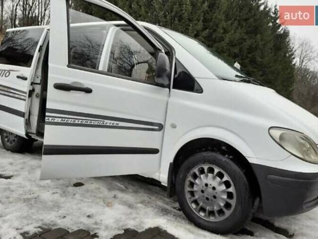 Белый Мерседес Вито, объемом двигателя 2.2 л и пробегом 280 тыс. км за 8000 $, фото 9 на Automoto.ua